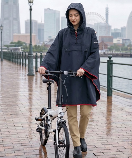 AIGLE（エーグル） レインコート カッパ 透湿防水 撥水 防風 2トーン
