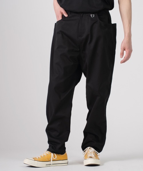 rehacer（レアセル） チノパン : Side Pocket Tapered Washed Pants