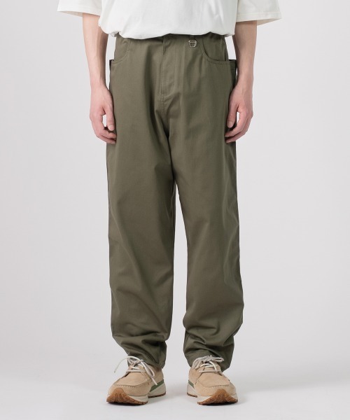 rehacer（レアセル） チノパン : Side Pocket Tapered Washed Pants