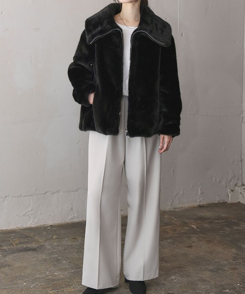 美品 23AW 定価57200円 ESTNATION フリーファー ブルゾン フェイクミンクファーブルゾン|ANAYI OFFICIAL ONLINE STORE｜アナイ
