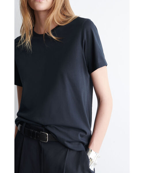 「COS」 半袖Tシャツ M ネイビー レディース_画像3