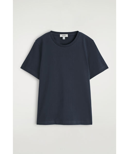 「COS」 半袖Tシャツ M ネイビー レディース_画像5