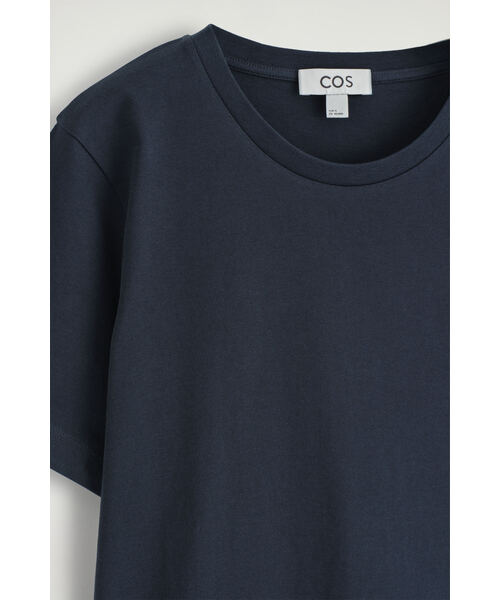 「COS」 半袖Tシャツ M ネイビー レディース_画像6