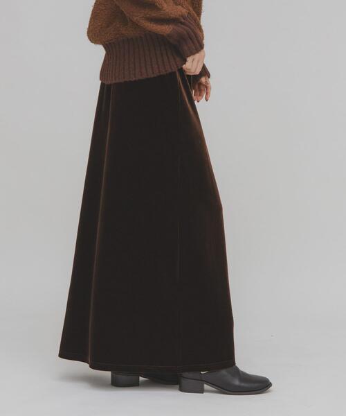 KBF（ケービーエフ） スカート ベロアナロースカート : ZOZOTOWN Yahoo