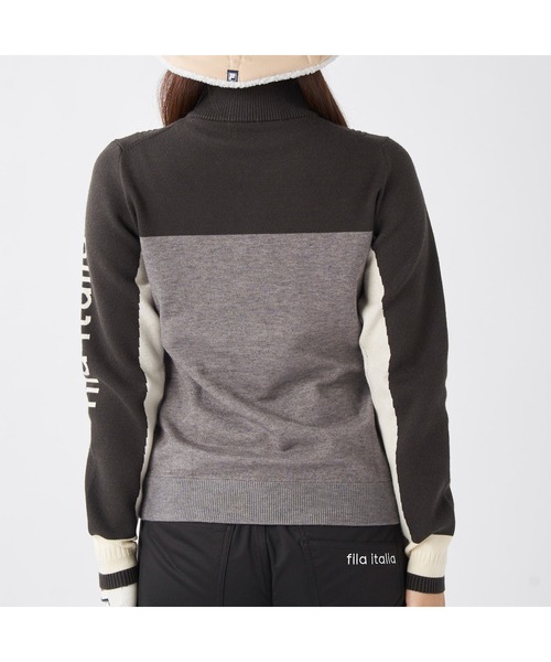 FILA GOLF ニット セーター フィラゴルフ ゴルフウェア ワンポイント