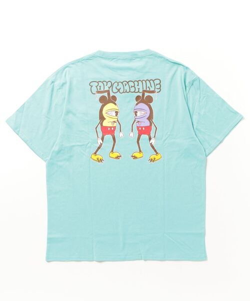 「TOY MACHINE」 半袖Tシャツ L グリーン系その他 メンズ_画像4