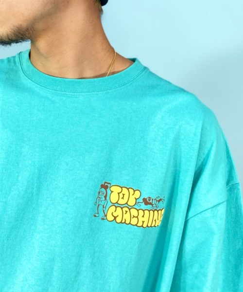 「TOY MACHINE」 半袖Tシャツ L グリーン系その他 メンズ_画像6