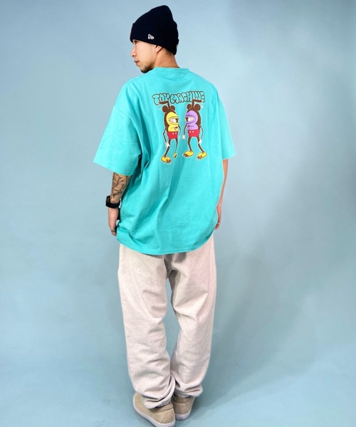 「TOY MACHINE」 半袖Tシャツ L グリーン系その他 メンズ_画像7