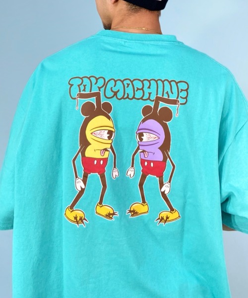 「TOY MACHINE」 半袖Tシャツ L グリーン系その他 メンズ_画像8
