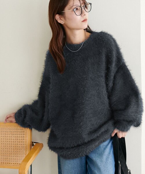 Discoat（ディスコート） ニット セーター 「WEB限定」モヘヤタッチ