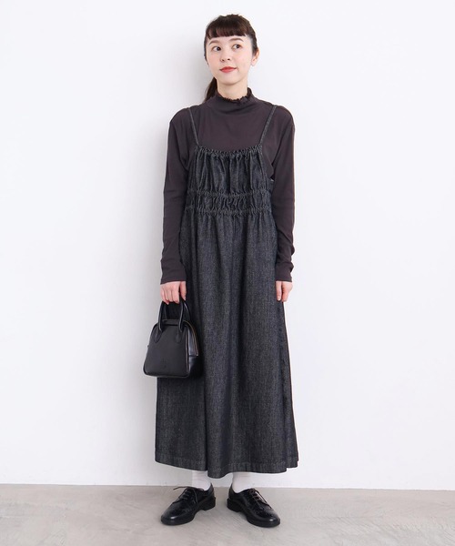 未使用級 ADORE スモールヘリンボーンジャンパースカート ワンピース ◇スモールヘリンボーンジャンパースカート （ワンピース）｜ADORE