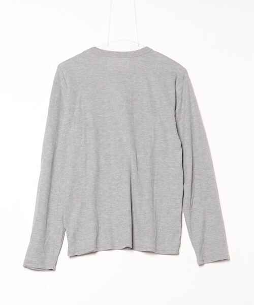 「NAVY」 長袖Tシャツ S グレー メンズ_画像2