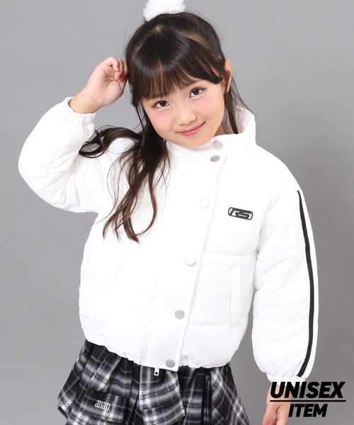 ANAP kids(アナップキッズ) ブルゾン アウター 撥水加工 袖 ライン ANAP kids(アナップキッズ) ブルゾン アウター 撥水加工 袖 ライン