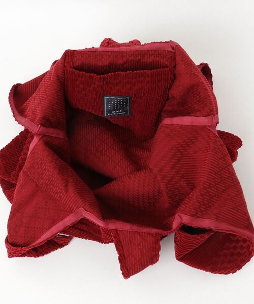 mina perhonen（ミナペルホネン） 刺繍トートバッグ - レッド