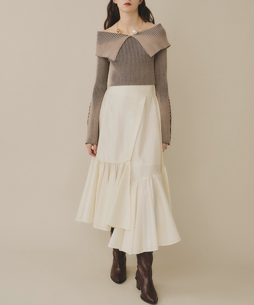 「VIOLETTA」 長袖ニット FREE ブラック レディース_画像6