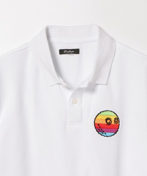 「Malbon Golf」 半袖ポロシャツ X-LARGE ネイビー メンズ_画像4