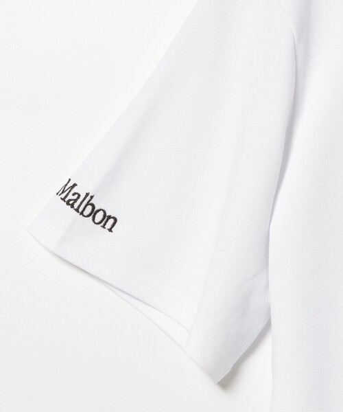 「Malbon Golf」 半袖ポロシャツ X-LARGE ネイビー メンズ_画像5