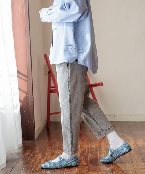 niko and…（ニコアンド） イージーパンツ LARGE グリーン レディース