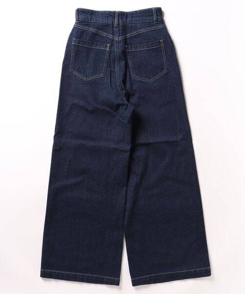 「ROPE' PICNIC」 デニムパンツ 38 サックスブルー レディース_画像2