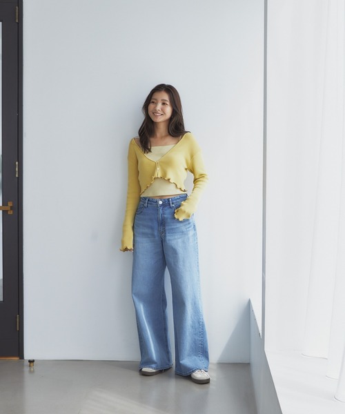 その他 ayun YANUK（ヤヌーク） デニムパンツ 22inch ブルー レディース : ZOZOTOWN