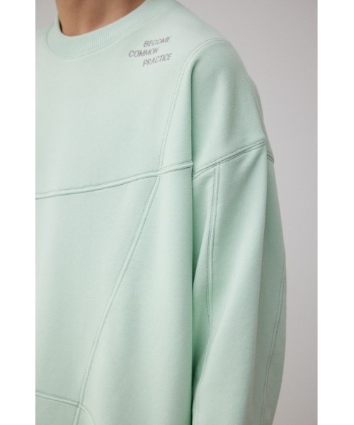 「AZUL BY MOUSSY」 スウェットカットソー LARGE グリーン メンズ_画像9
