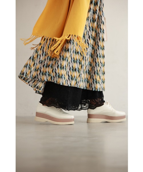 cawaii パンツ 見せて可愛い 裏起毛レースペチパンツ レディース