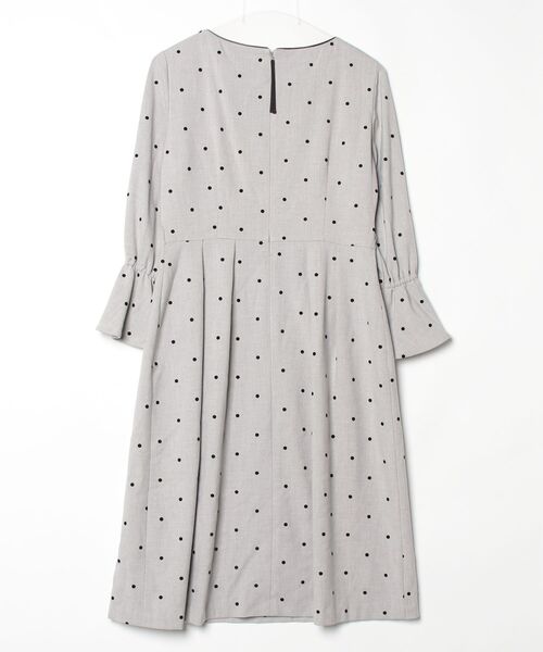 みかん93 Rose Tiara グレーニットワンピ42 Rose Tiara（ローズティアラ） 長袖ワンピース 38 グレー レディース