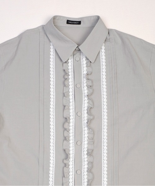 MILKBOY（ミルクボーイ） ブラウス シャツ LACED シャツ レディース