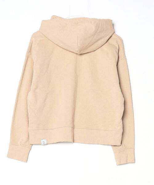 ニコアンド　be with m パーカー niko and…（ニコアンド） プルオーバーパーカー M ベージュ レディース