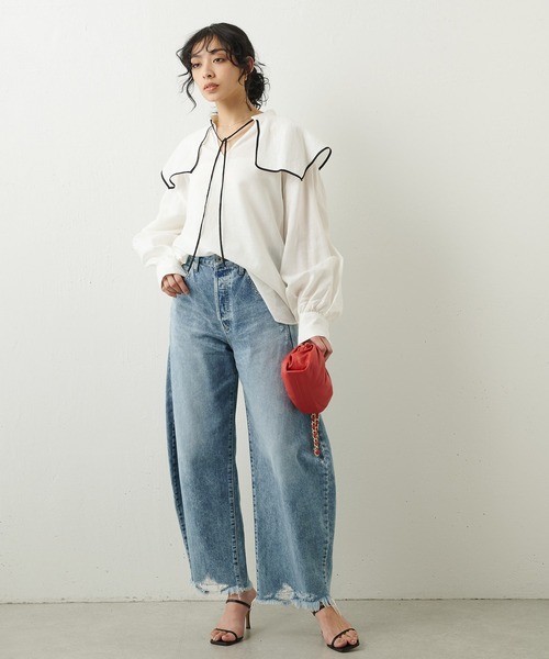 Whim Gazette（ウィム ガゼット） デニムパンツ 38 ブルー レディース