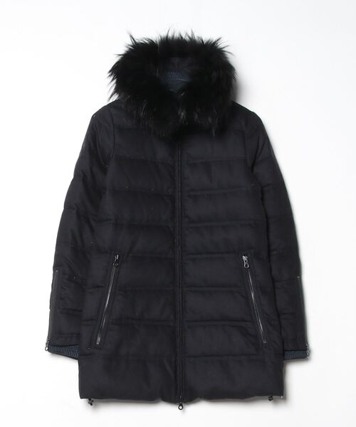 DUVETICA（デュベティカ） ダウンジャケット 38 ネイビー レディース