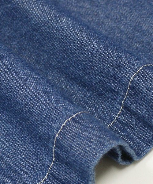 「LAVEANGE」 長袖ワンピース 4L ブルー レディース_画像3