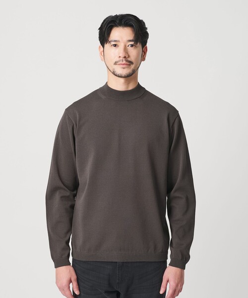 【humility】HI-PU-CODY モックネック長袖ニットセーター humility】HI-PU-CODY モックネック長袖ニットセーターの通販 by