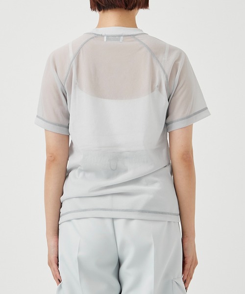 「CITY TOKYO」 半袖Tシャツ FREE ライトグレー レディース_画像2