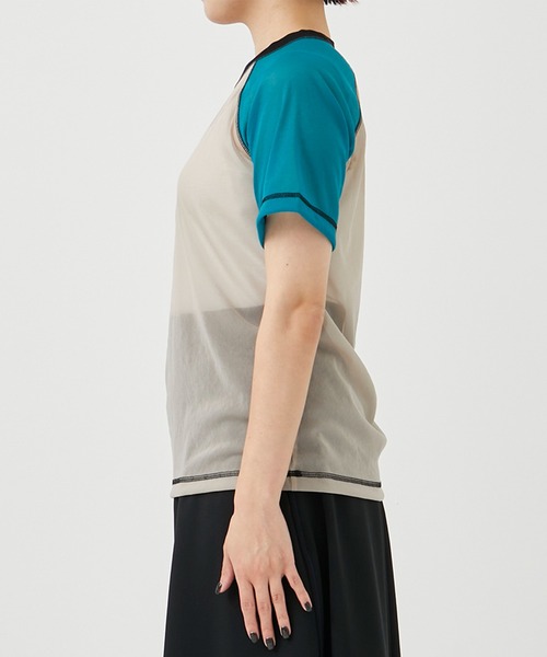 「CITY TOKYO」 半袖Tシャツ FREE ライトグレー レディース_画像8