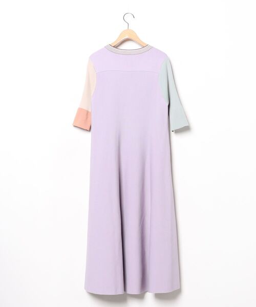 「FURFUR」 ニットワンピース FREE パープル レディース_画像2