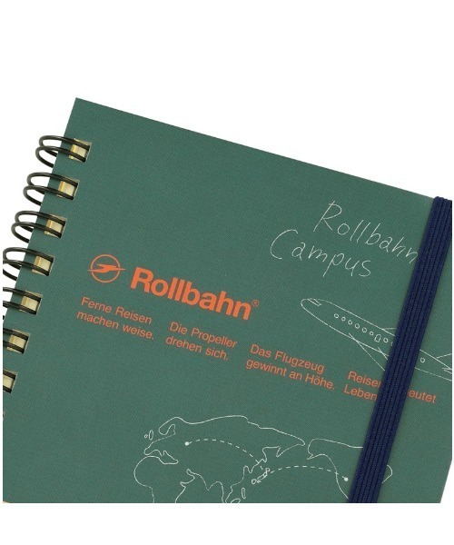 Rollbahn 手帳 Campus×Rollbahn ロルバーン ポケット付メモ M