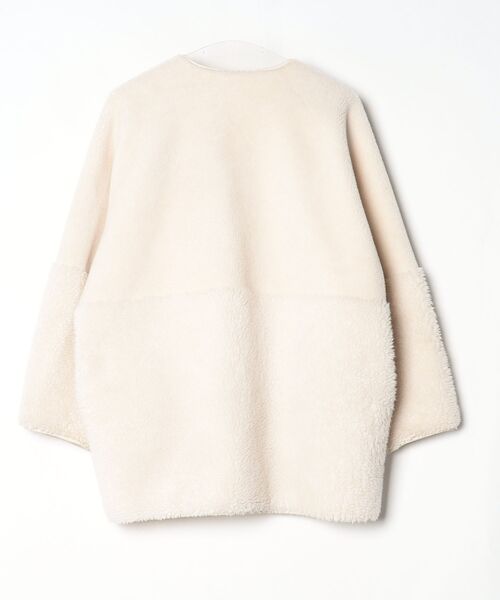 BEAUTY＆YOUTH UNITED ARROWS ノーカラージャケット FREE オフホワイト