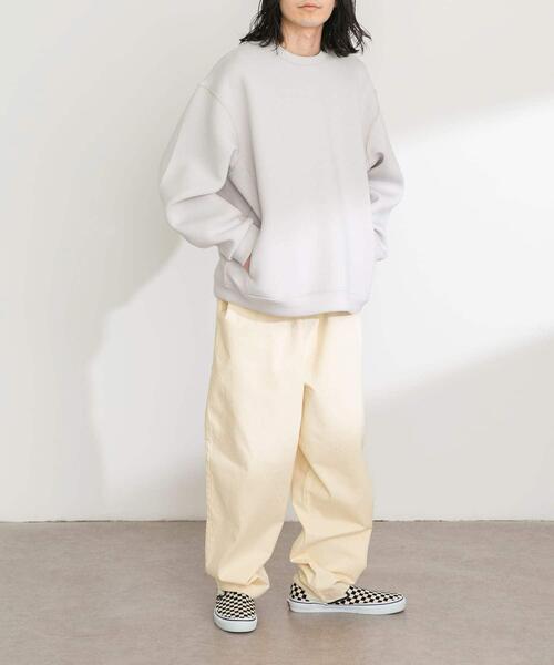 「URBAN RESEARCH Sonny Label」 スウェットカットソー LARGE チャコールグレー メンズ_画像3
