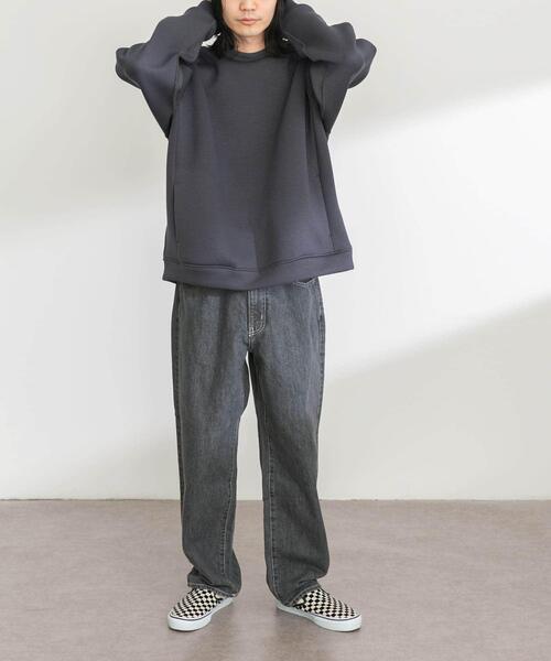 「URBAN RESEARCH Sonny Label」 スウェットカットソー LARGE チャコールグレー メンズ_画像8