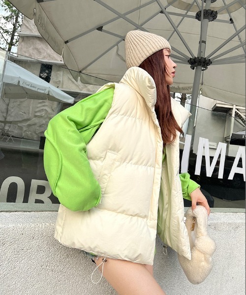 「shameless」 ベスト FREE ホワイト レディース_画像3