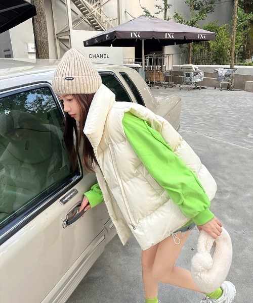 「shameless」 ベスト FREE ホワイト レディース_画像5