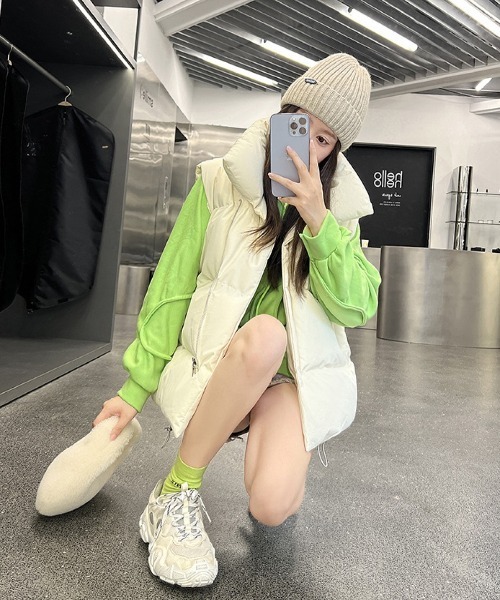 「shameless」 ベスト FREE ホワイト レディース_画像6