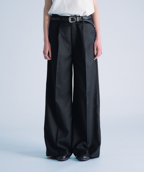 「selle glant」 スラックス LARGE ブラック メンズ_画像2