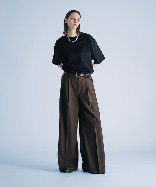 「selle glant」 スラックス LARGE ブラック メンズ_画像6