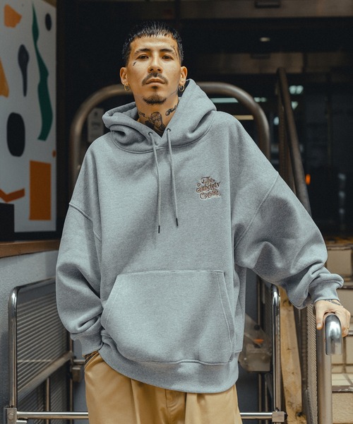 「Subciety」 プルオーバーパーカー LARGE グリーン メンズ