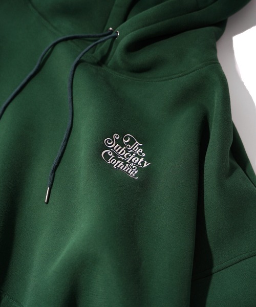 「Subciety」 プルオーバーパーカー LARGE グリーン メンズ