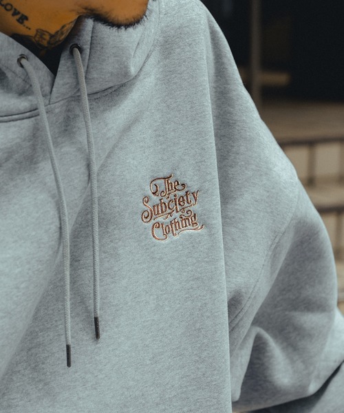 「Subciety」 プルオーバーパーカー LARGE グリーン メンズ