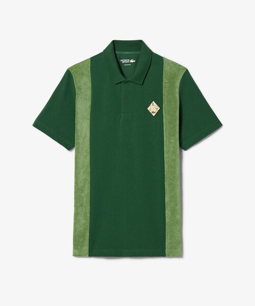 LACOSTE（ラコステ） ポロシャツ 半袖 サイドパネルパイル地切り替え