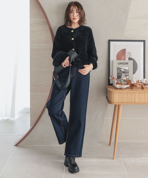 「KOBE LETTUCE」 イージーパンツ X-LARGE グレー レディース_画像5